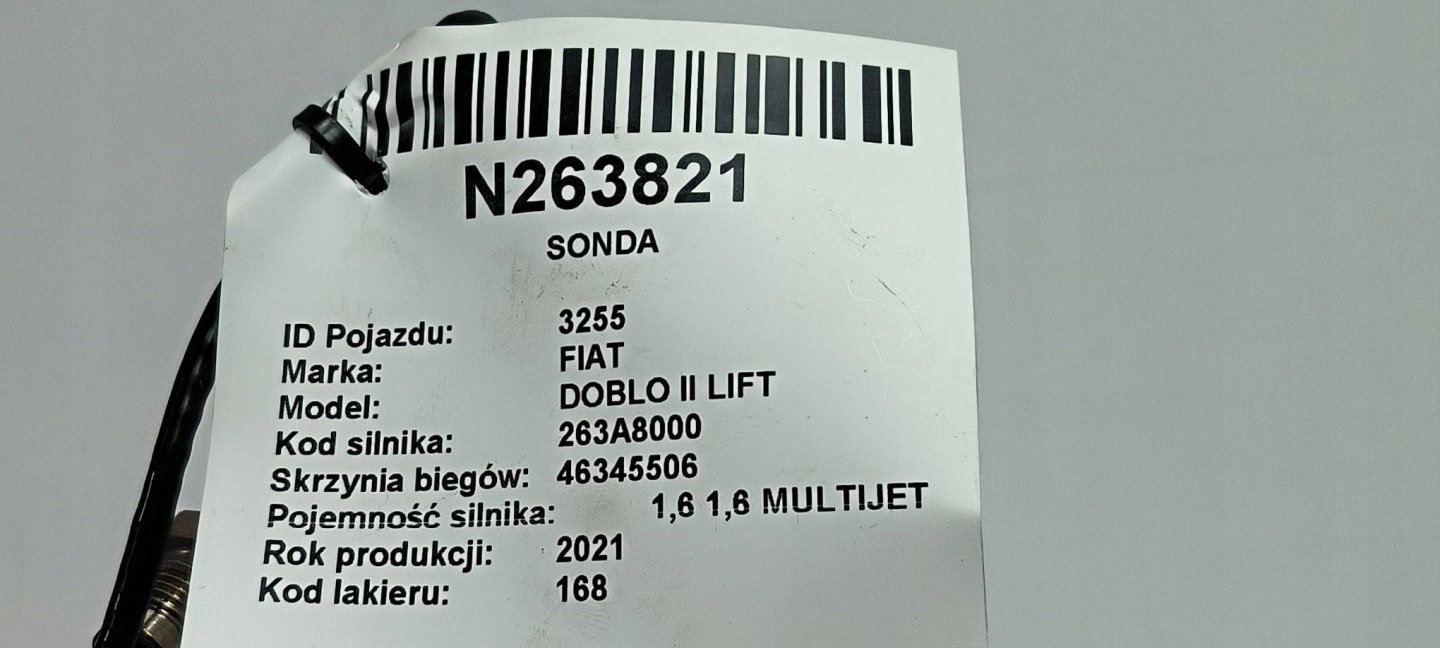 Sensor TEMPERATURY Gase 55282031 FIAT DOBLO II LIFT