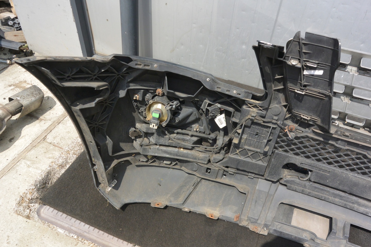 MERCEDES ML W164 bumper grill front LIFT 197 KPL PDC