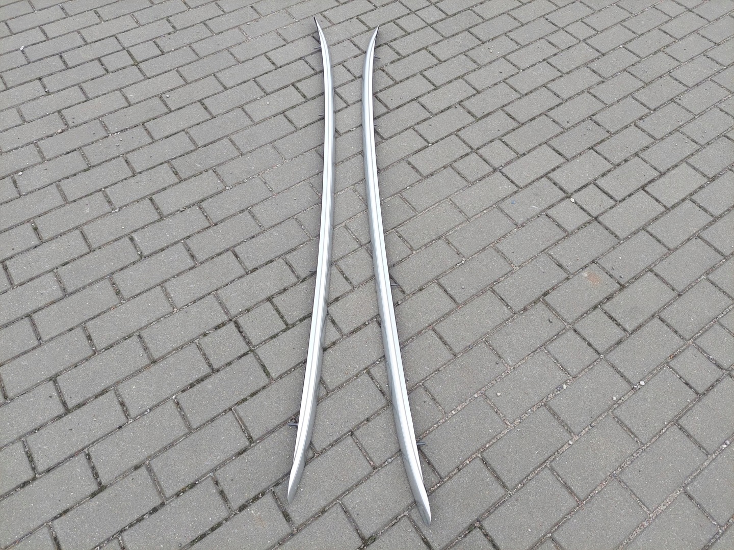 Dachreling dach CHROM KOMPLET Leiste Schutzleiste dach MG HS und