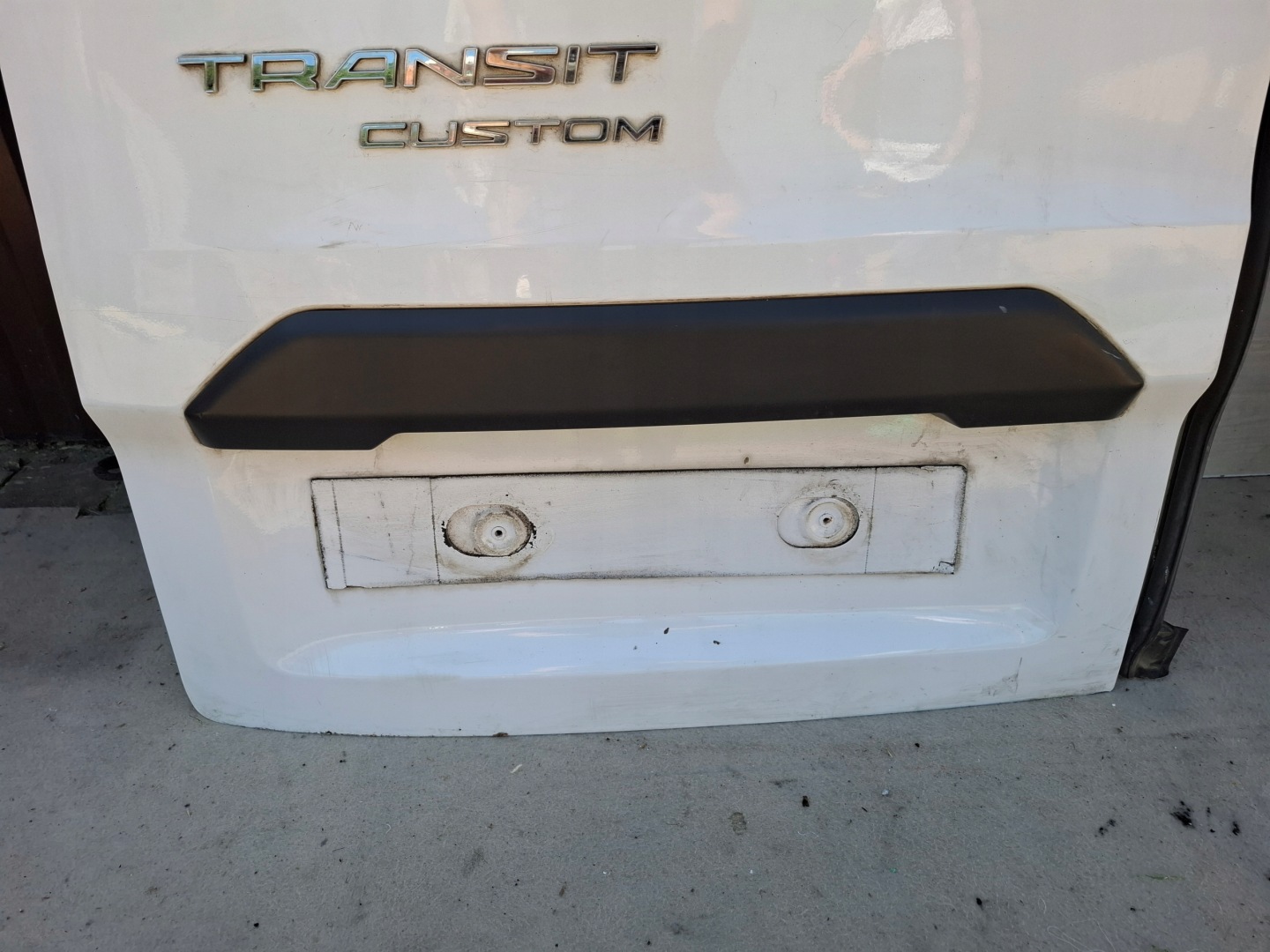 FORD TRANSIT CUSTOM MK1 door rear part left right BIALE 17r