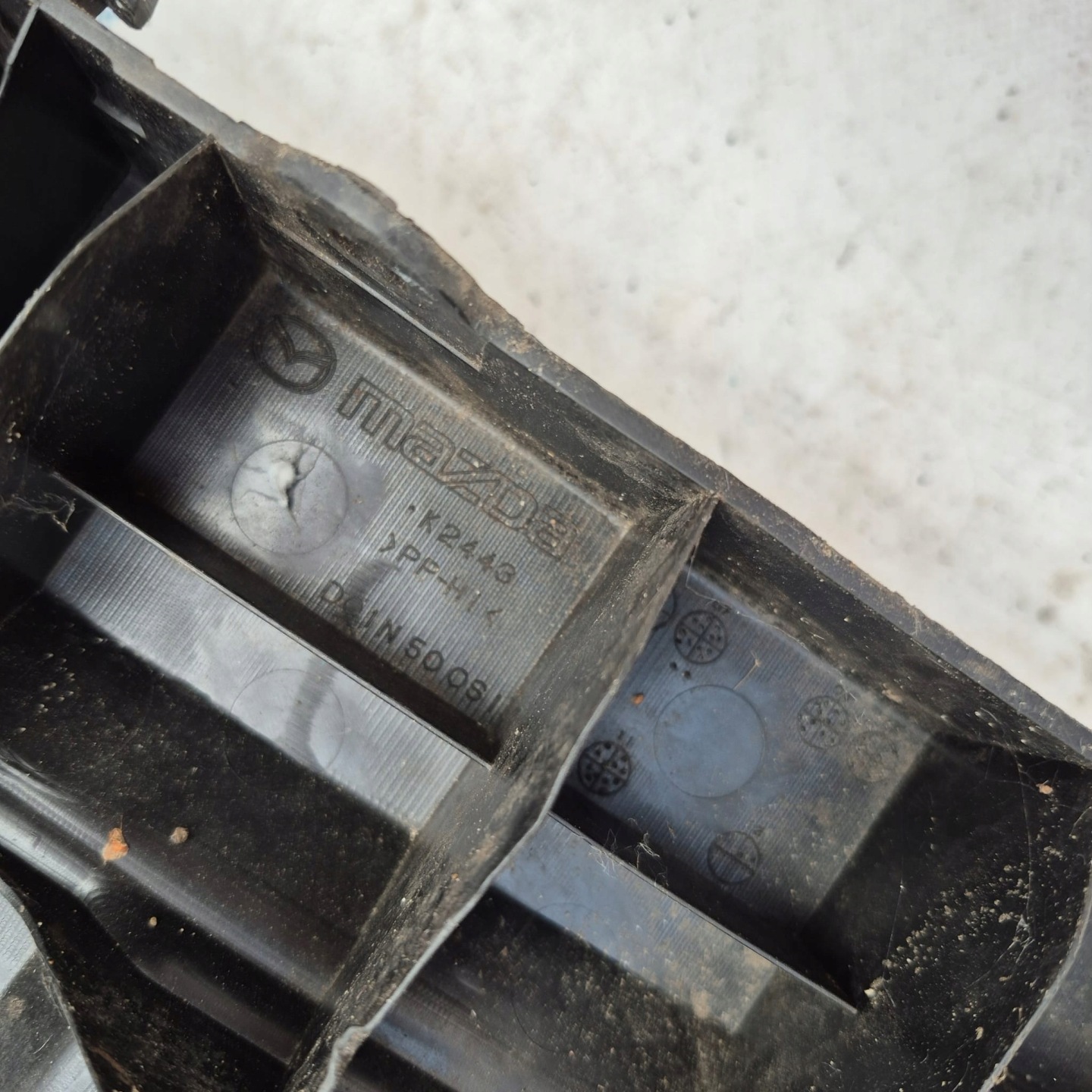 MAZDA 2 07- sider lower pillar of a bumper front D01N500S1