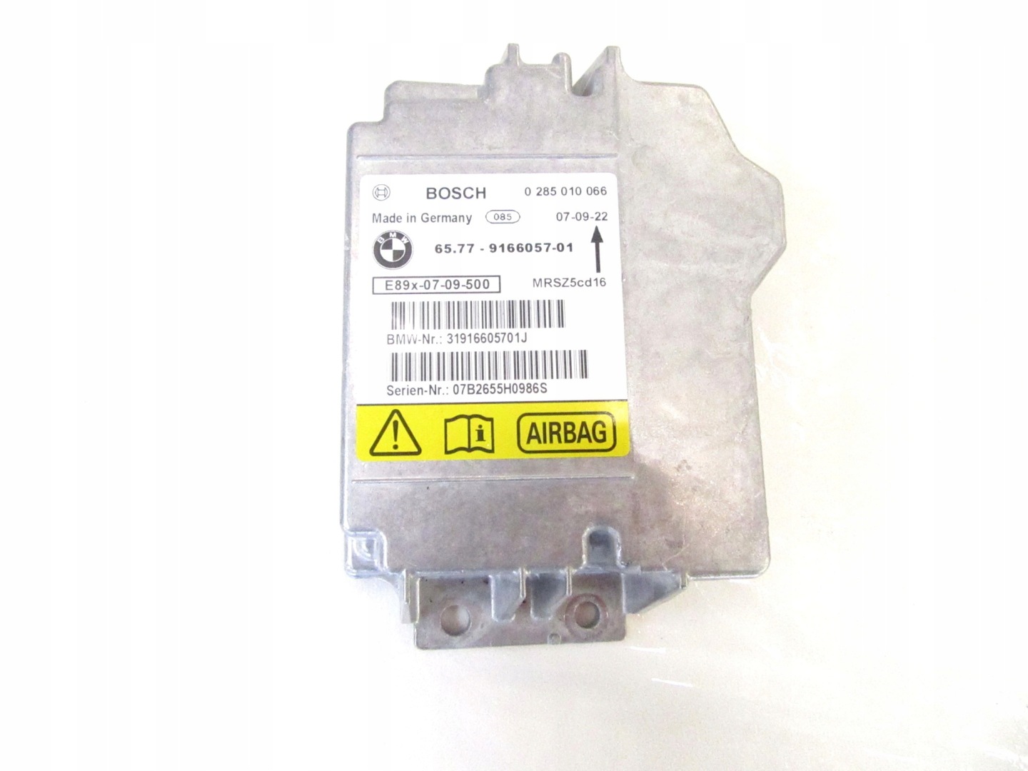 control unit module airbags powietrznej airbag BMW e81 e82 e84 e87 e90 e91 e92