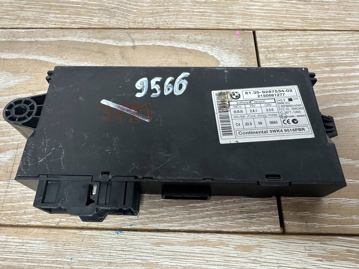 control unit CAS Wszystkie BMW X6 E71 9287534