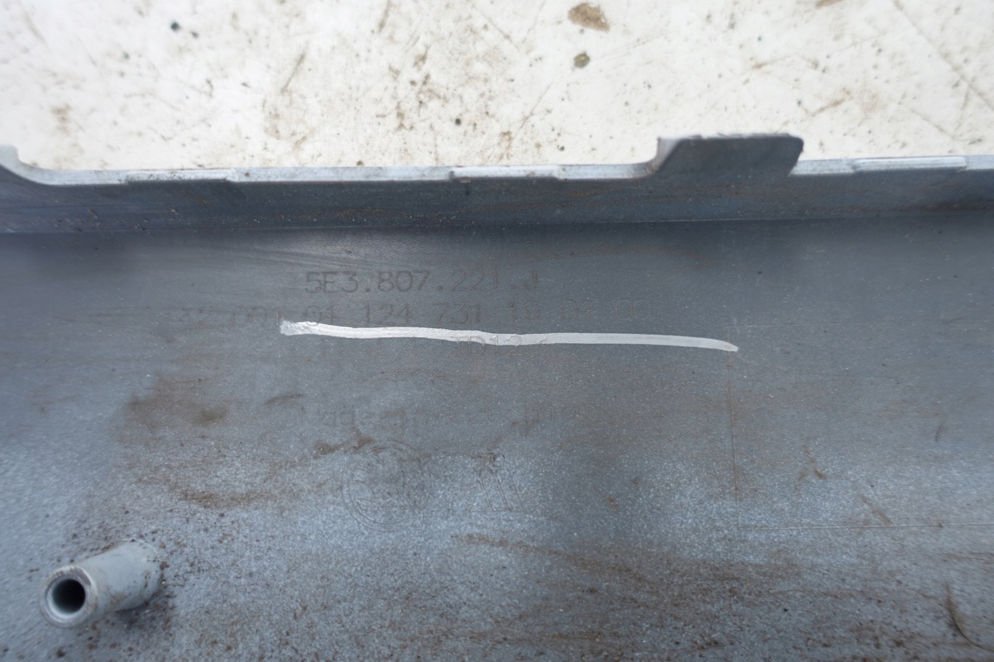 Skoda Octavia IV RS 5E3 2020- bumper front front 5E3807221J