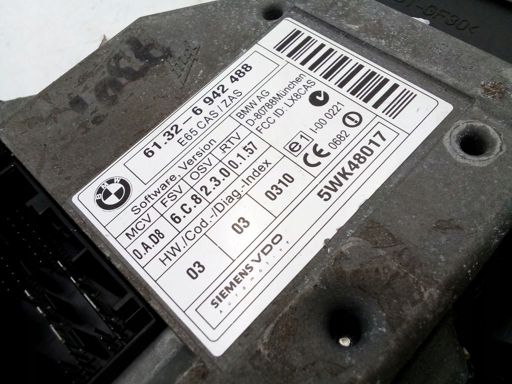 BMW 7 E65 player ignition key key 6942488