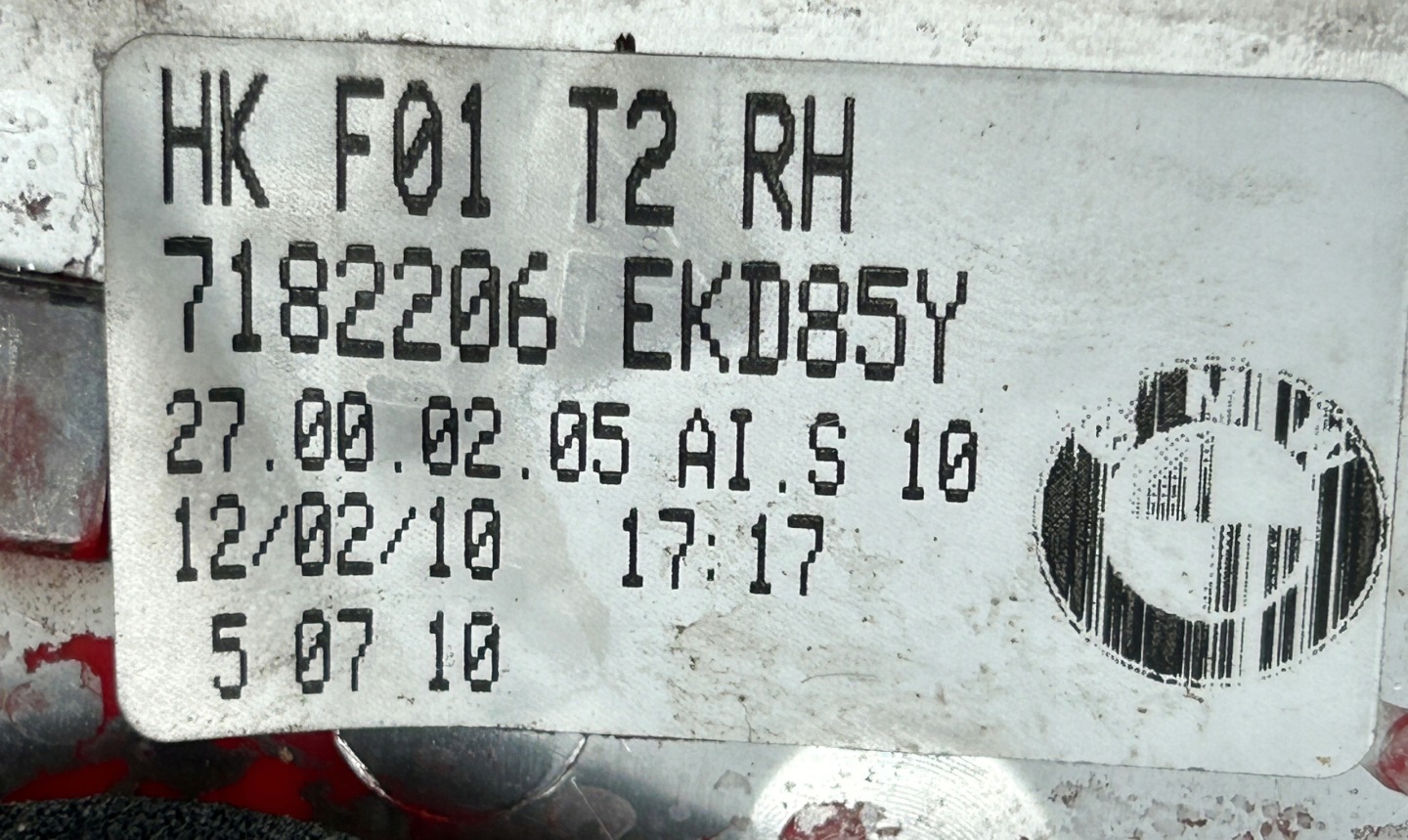 light bonnet boot rear part right left BMW 7 F01