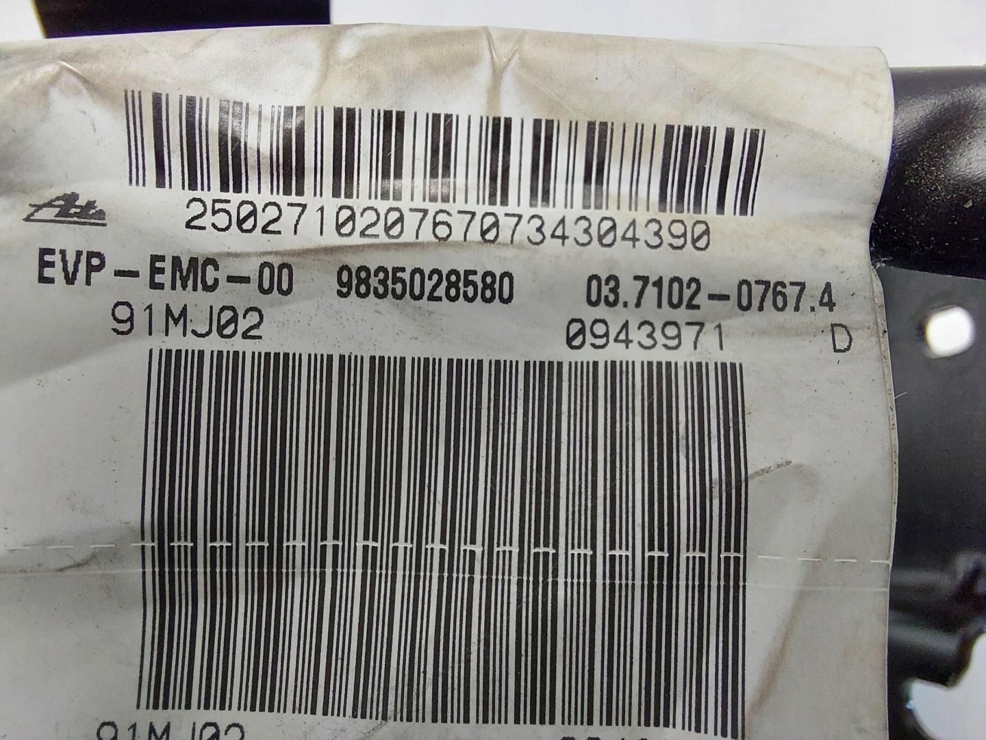 Opel Mokka-E II B pump vacual Vacum 9803504280