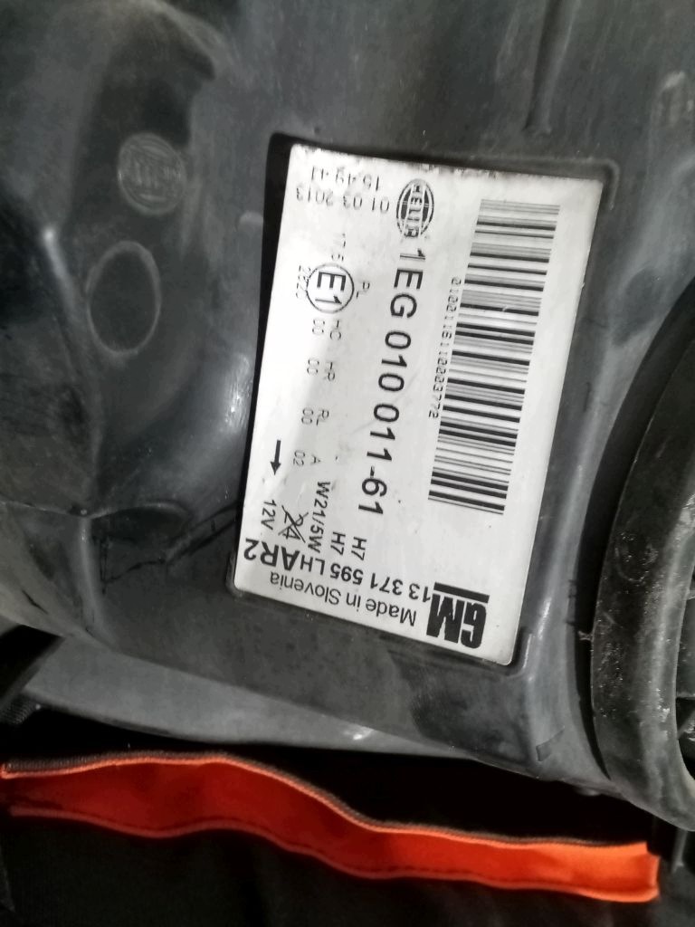 Opel Astra IV 4 J lift light left front front 13371565LH