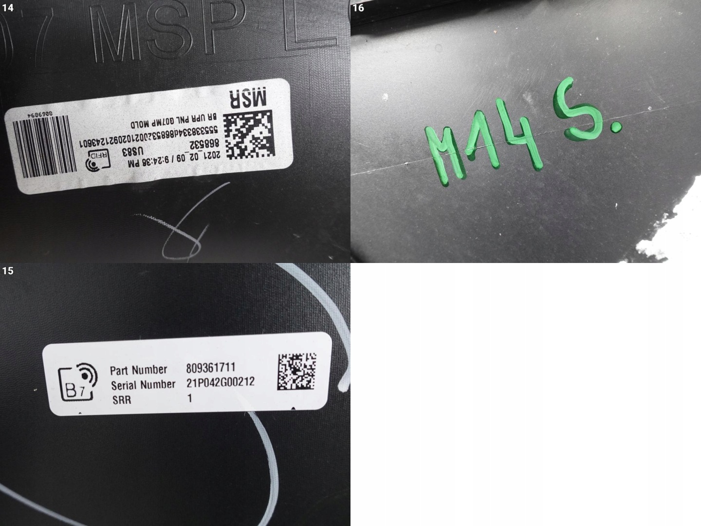 BMW X7 G07 m-packet bumper rear part *PDC*