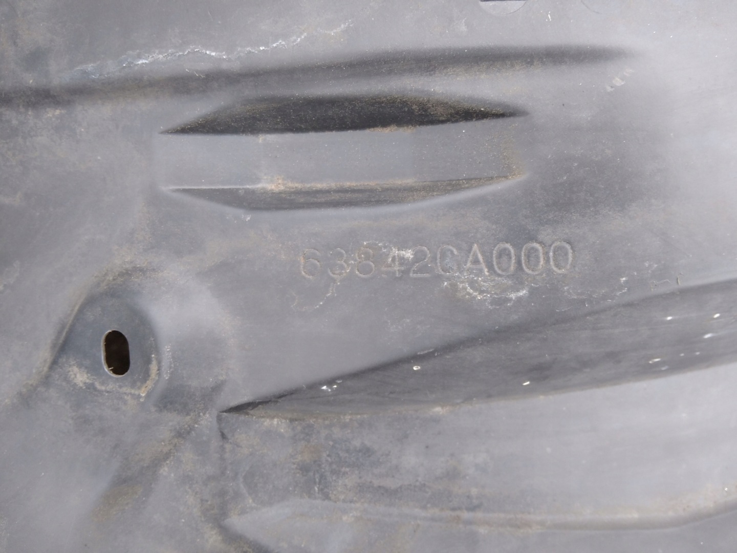 mudguard right front NISSAN MURANO Z50 63842CA000
