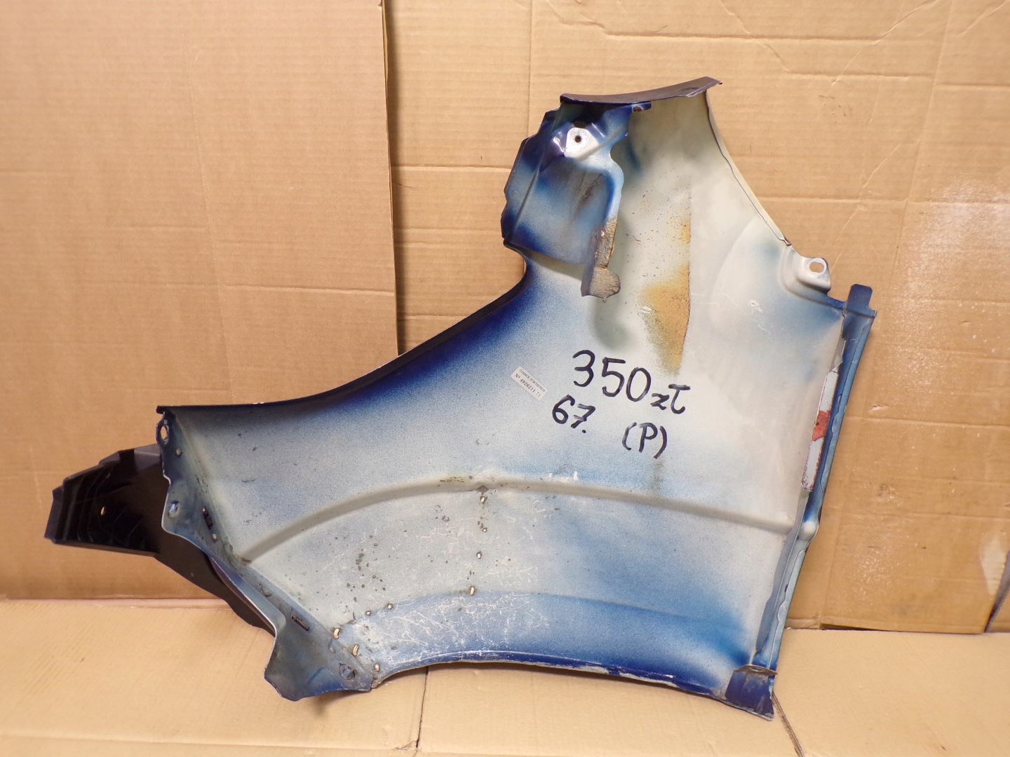 DUCATO BOXER JUMPER Lift 14- fender front front right black akryl