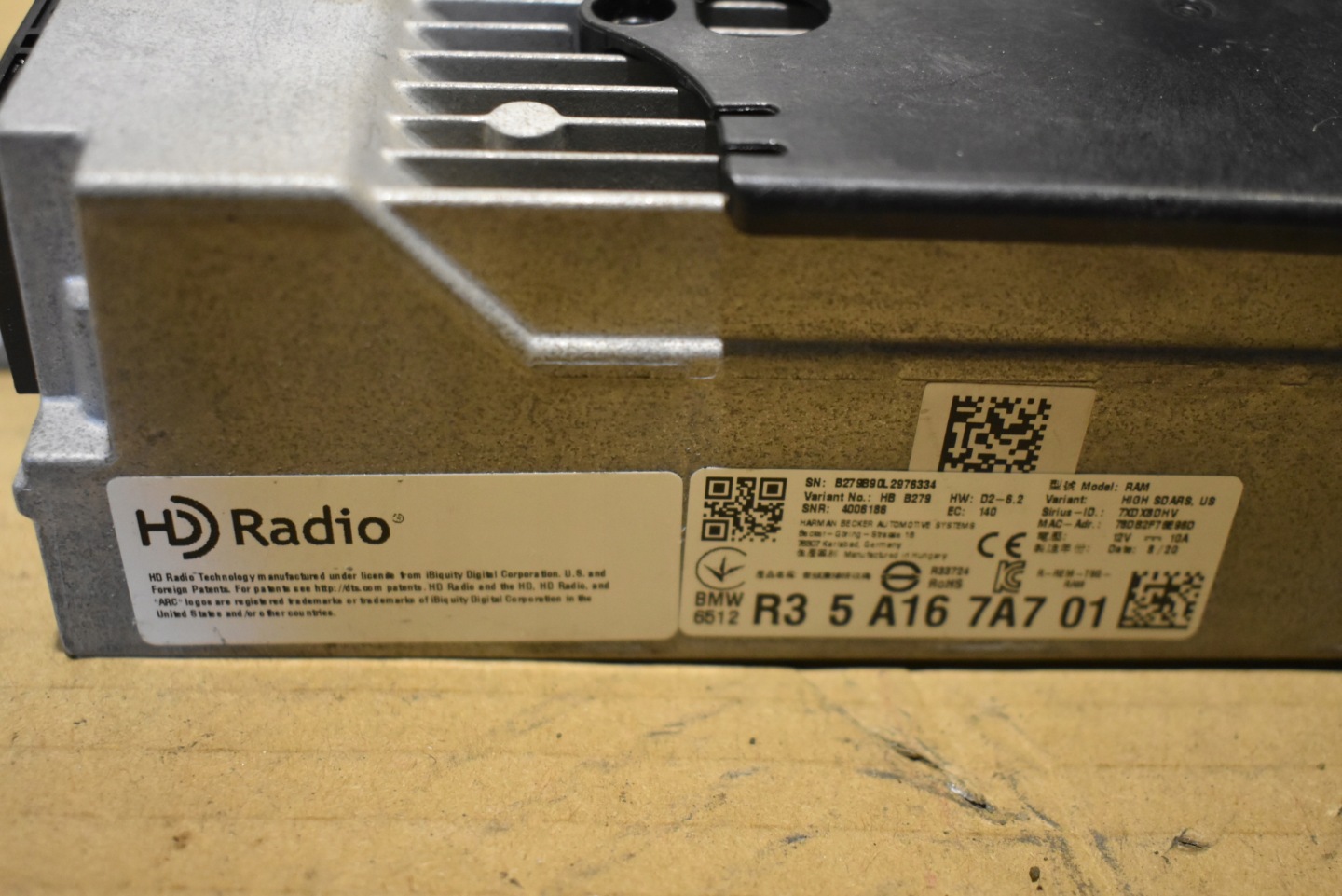 IDEALNY amplifier module HARMAN KARDON BMW 1