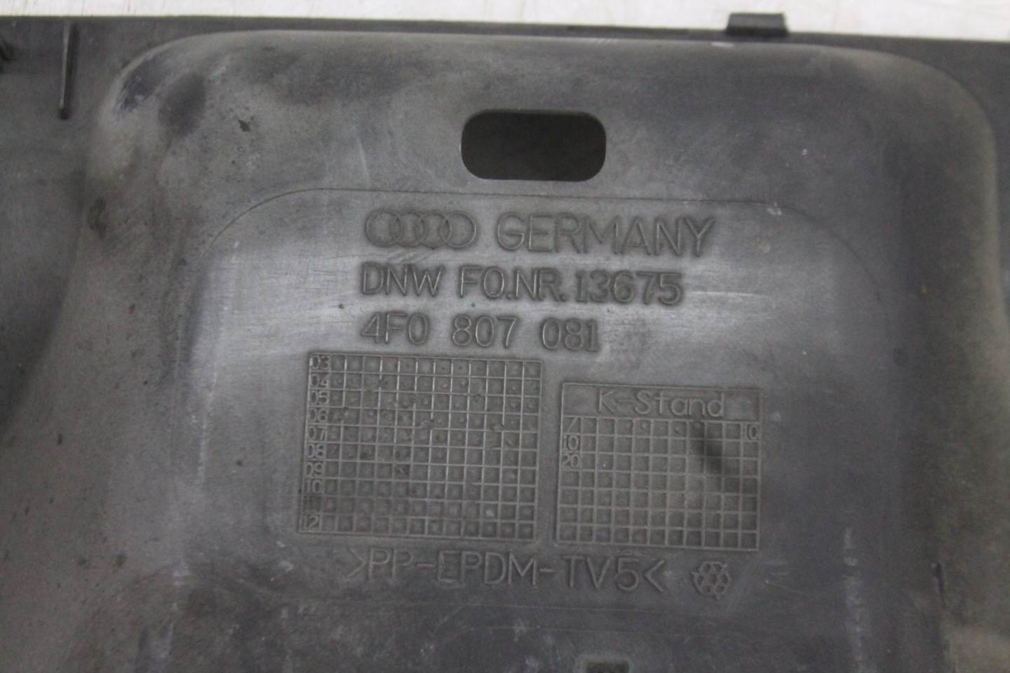 cover upper supports 4F0807081 AUDI A6 C6 04-08