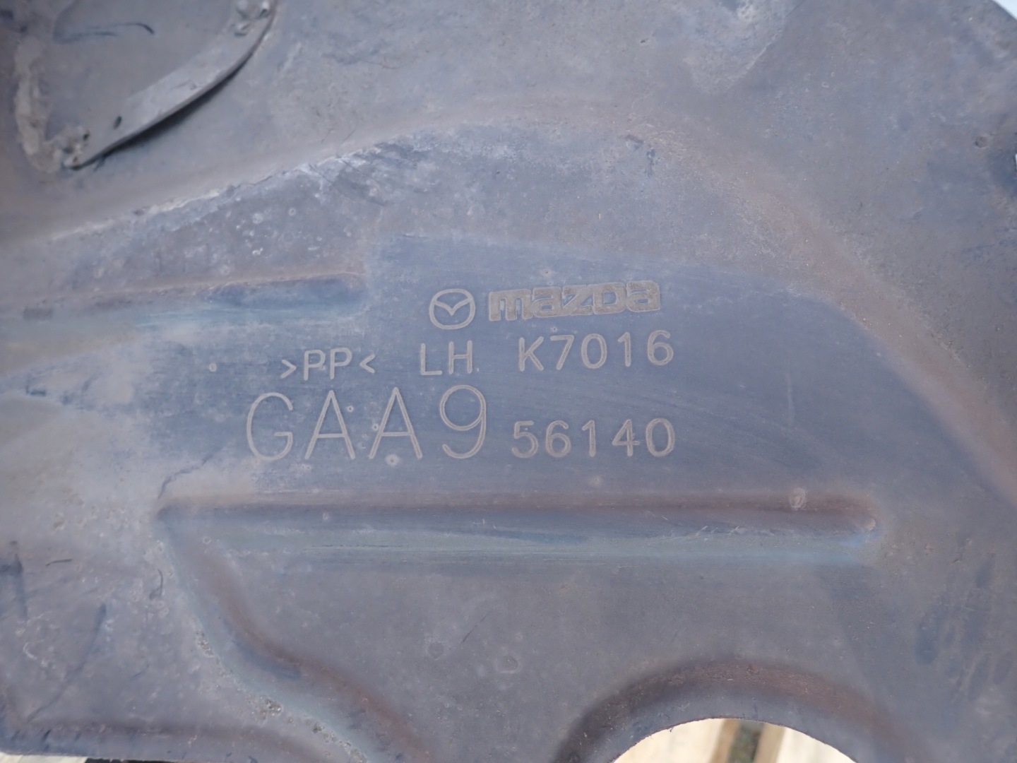 mudguard left front MAZDA 6 II GH GAA956140