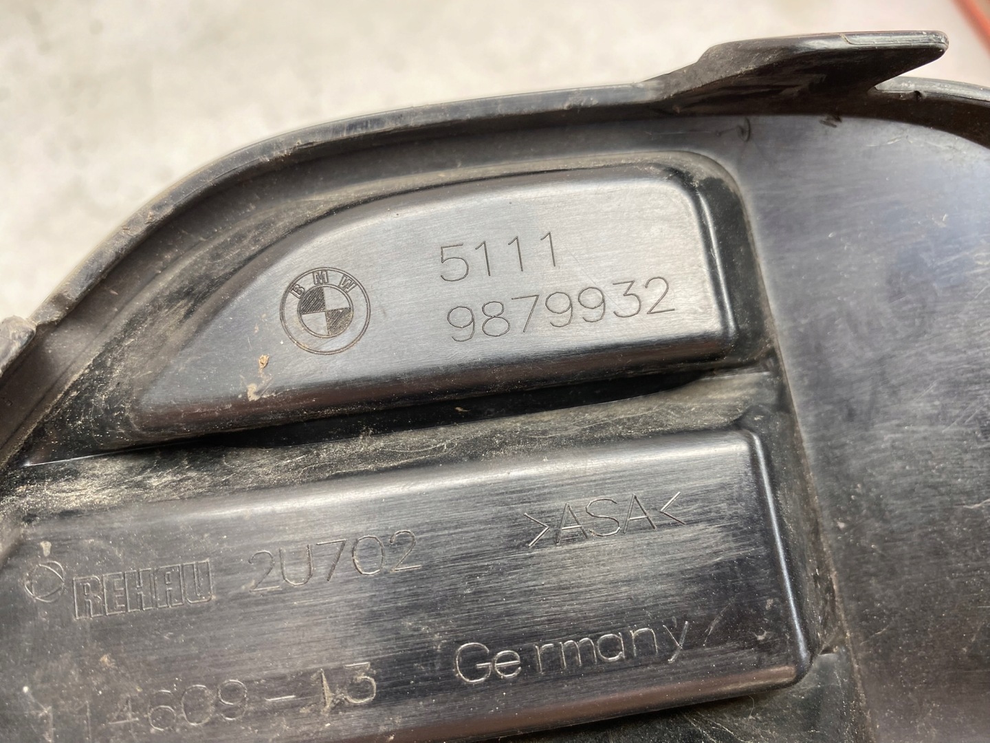 BMW X2 F39 17- grid of a bumper right front 9879932