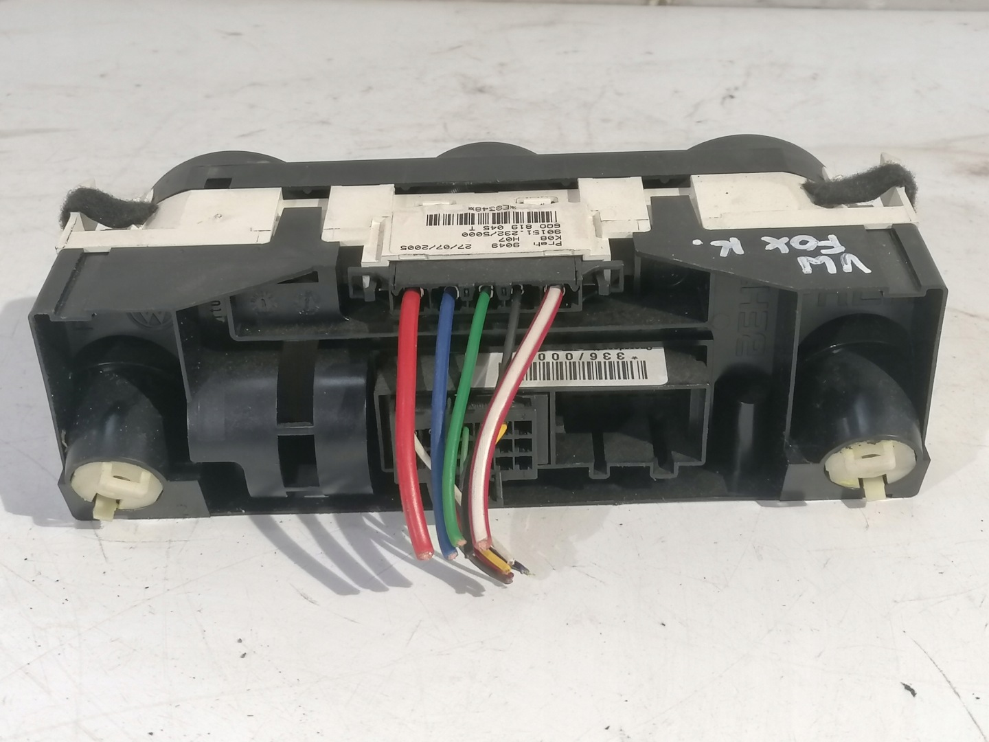 VW Fox panel Bouches buses