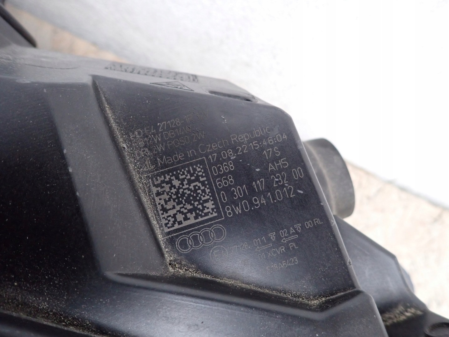 light right REFLEKTOR right FULL LED AUDI A4 B9 LIFT 2019- 8W0941012