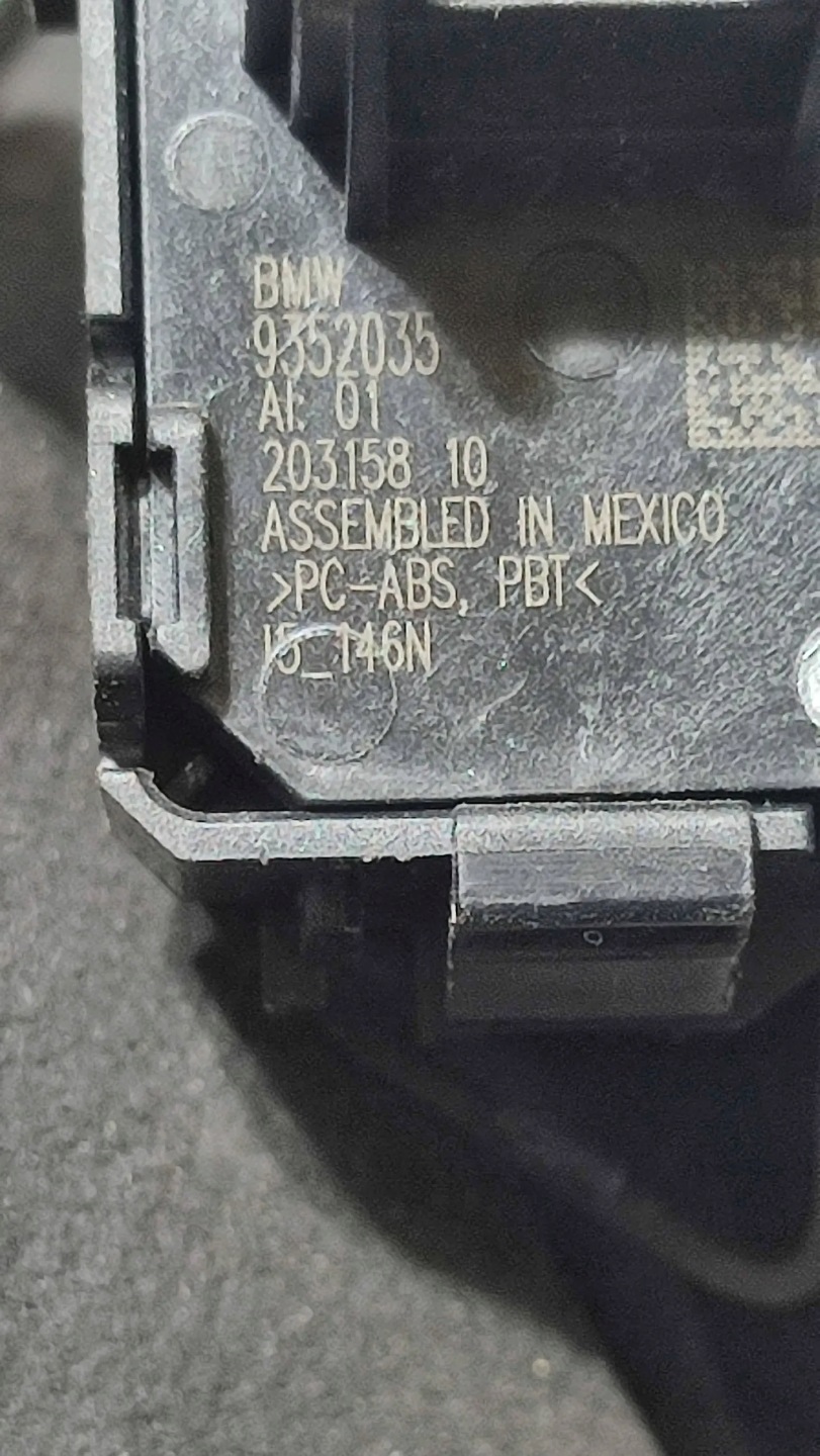 BMW X3 F25 15r 2.0d button central of a lock
