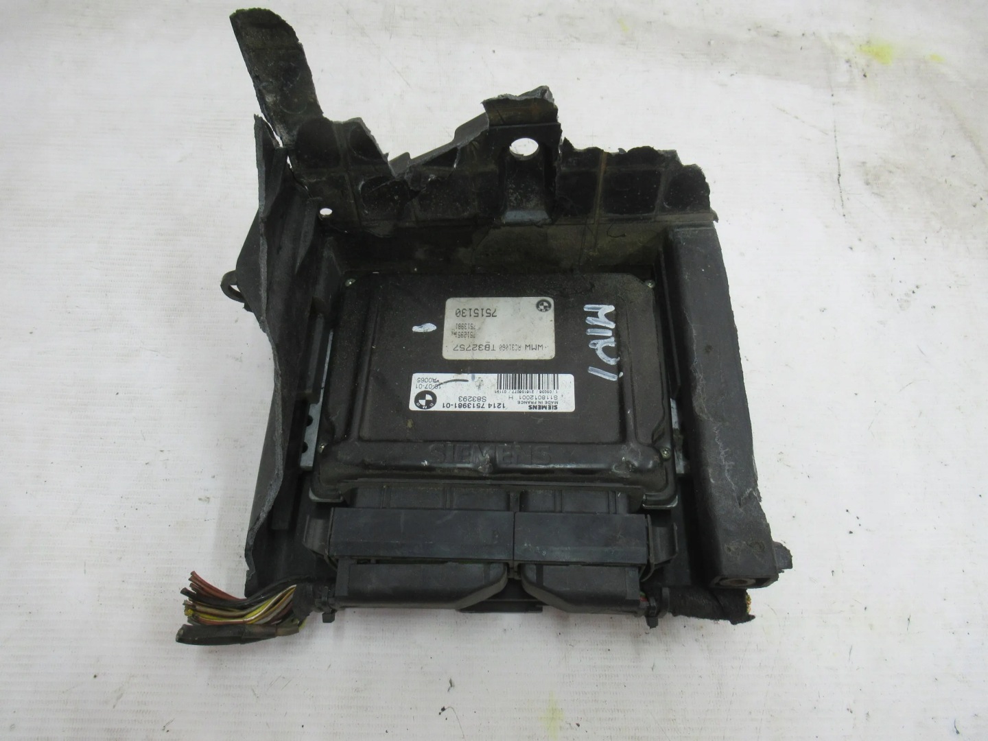 computer control unit of the engine MINI COOPER R50 1.6 16V