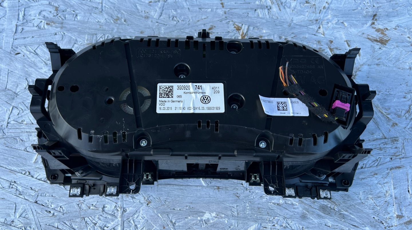 dials dials VW PASSAT B8 2.0 TDI 14- 3G0920741 EUROPA