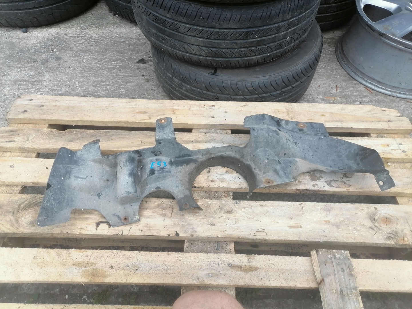 Blende Abdeckung Lenkgetriebe Lenkung BMW X5 E53 701207504