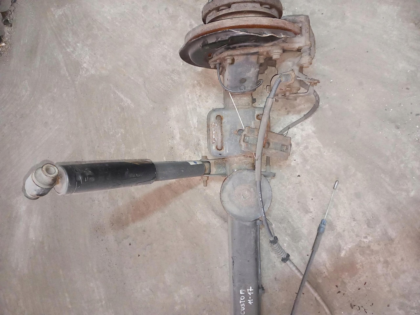 Sospensione posteriore RINFORZO PARAURTI FORD CUSTOM e 11-17