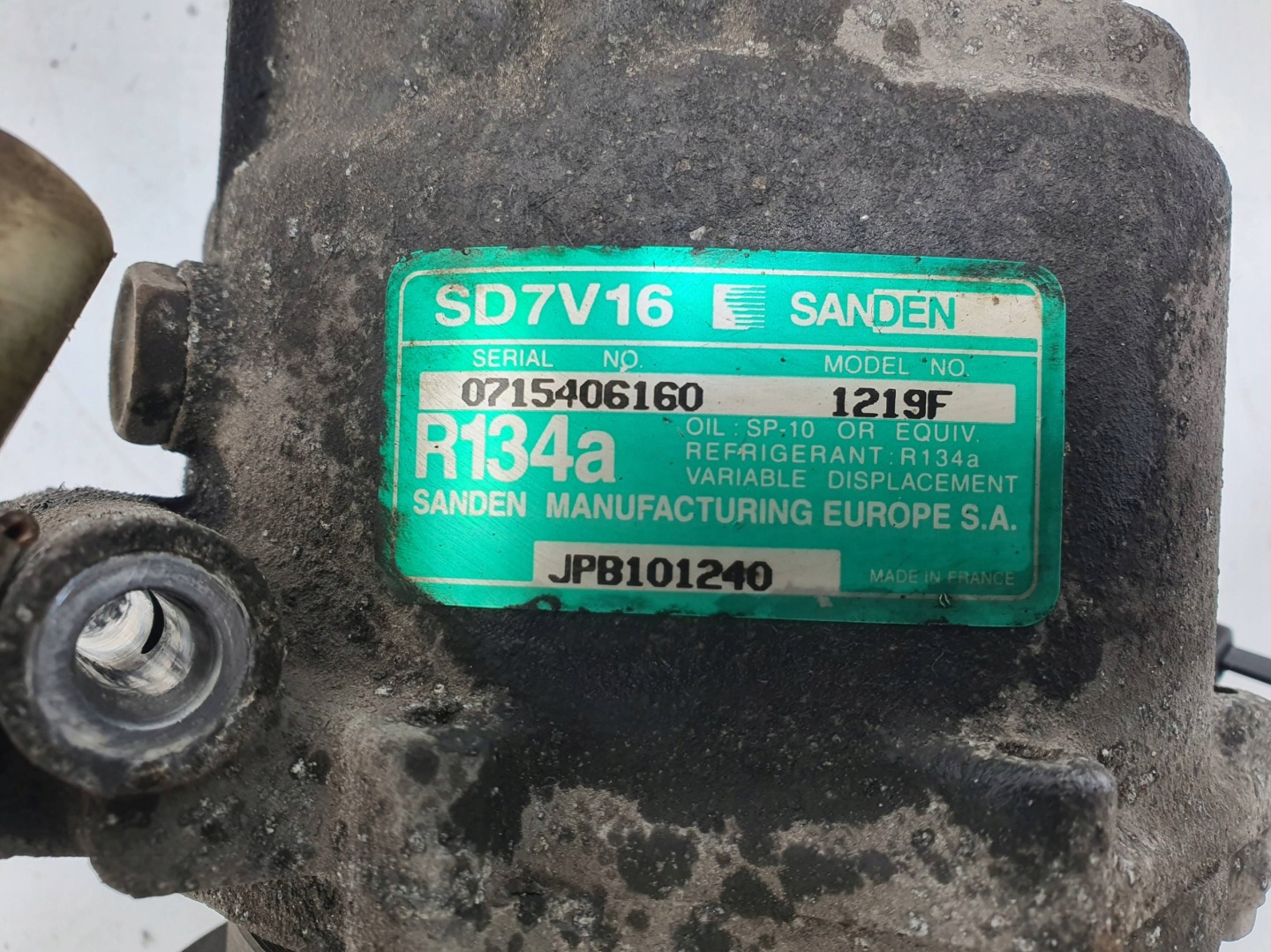 klímakompresszor JPB101240 ROVER 214