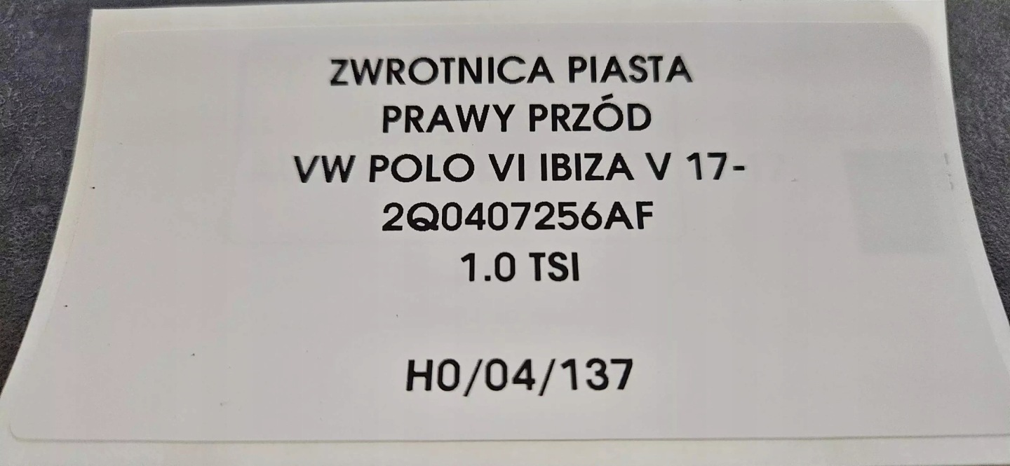 otoč čepu pravý předek POLO VI IBIZA V 17