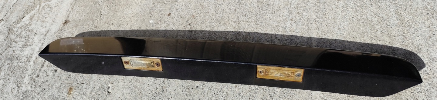 VW T5 Couverture Moulage Éclairage plaque d’immatriculation skrzydelka Noir