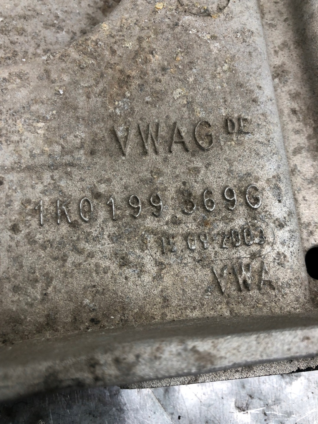 subframe axle beam front VW AUDI 1K0199369G