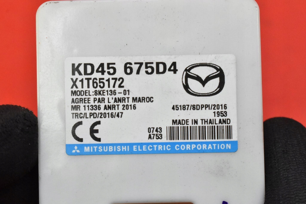 control unit module ANTENY KEYLESS KD45675D4 MAZDA MX-5 4 IV ND 2.0 SKYACTIVE