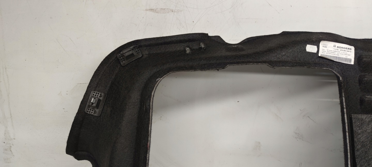 boot upholstery right AUDI A6 C6 sedan 4F5863888G
