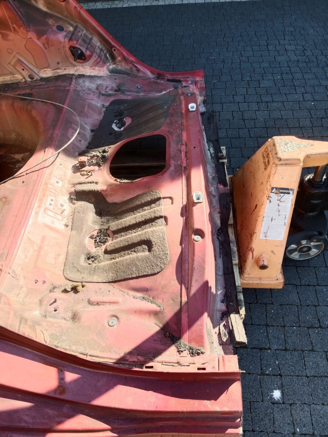 sump rear panel quarter rear part KIA RIO IV