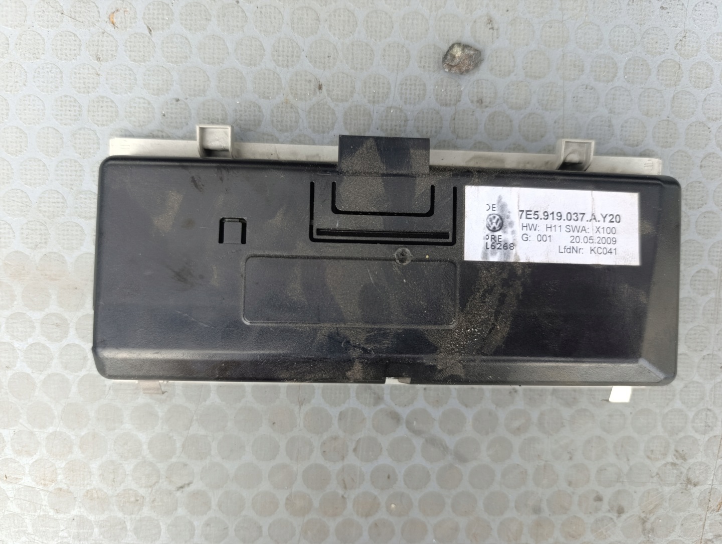 VW T5 control panel display WEBASTO 7E5919037A- Y20