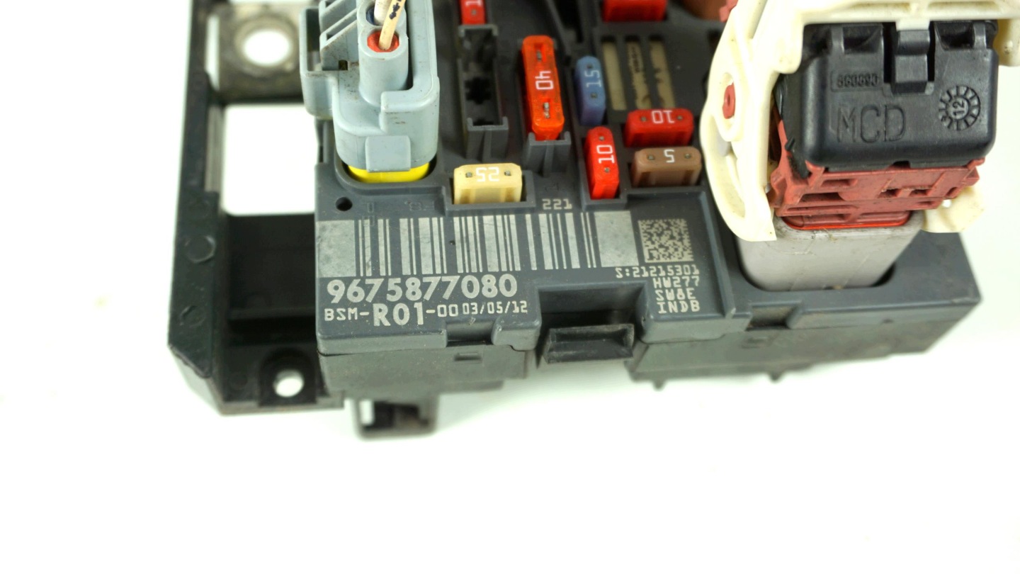 CENTRALINA FUSIBILI BSM modulo BSM-R01-00 CITROEN C4 e PICASSO 9675877080