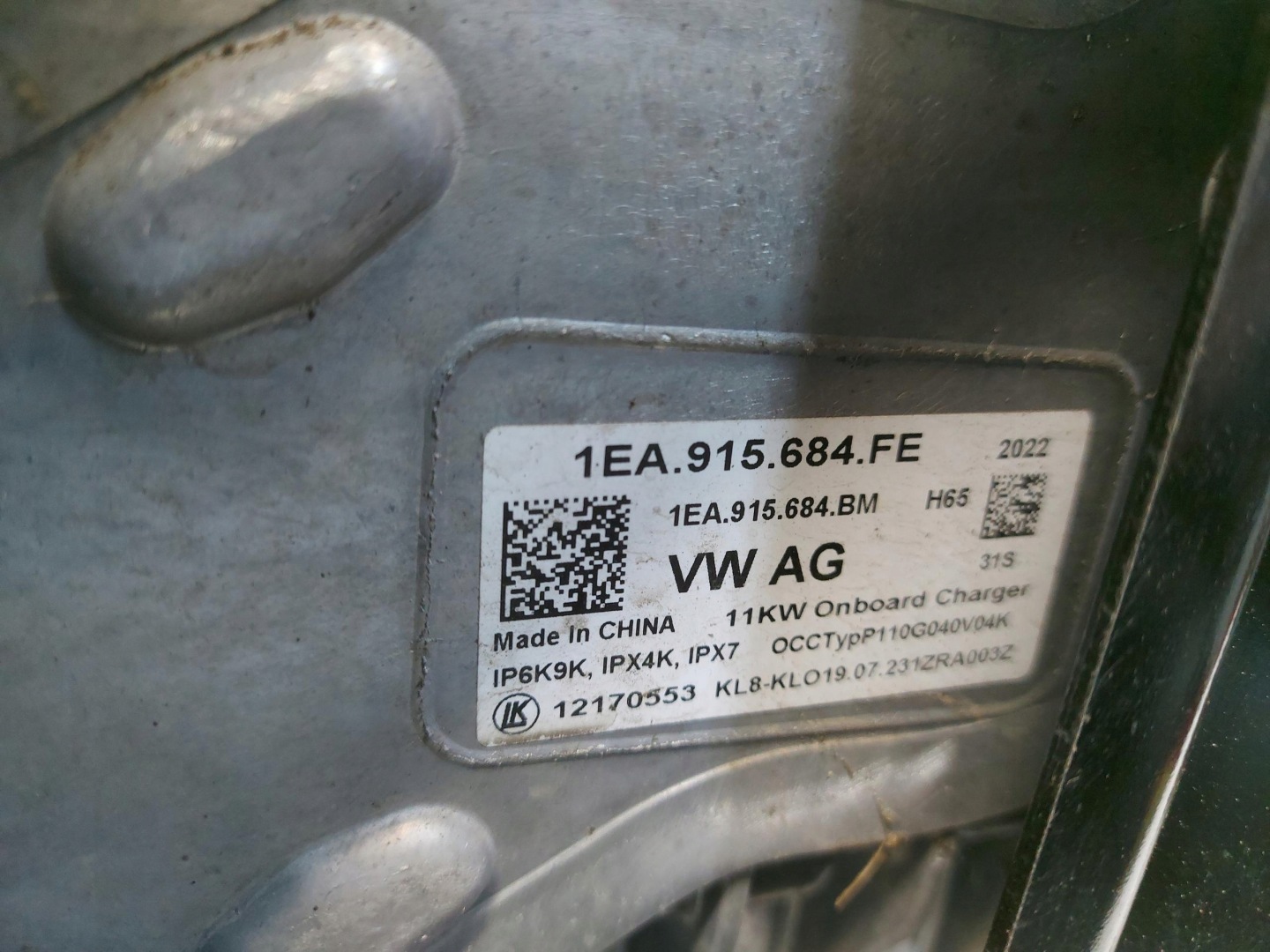 Audi Q4 40 E-TRON module ladowania baterii ladowarka control unit 1ea915684