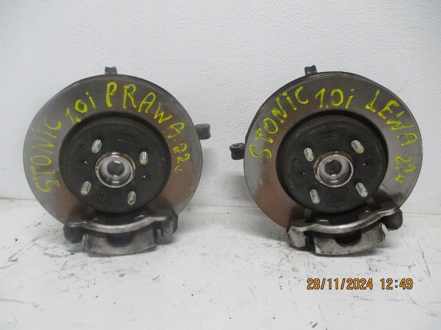 swing swings KIA STONIC 1,0i right left front