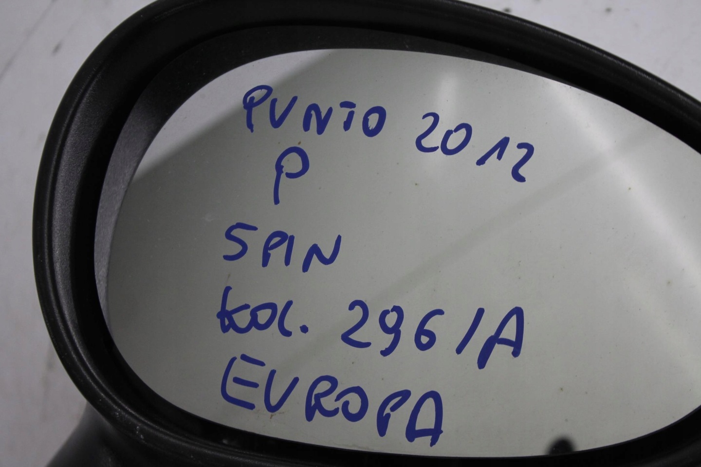 mirror right 5PIN FIAT PUNTO EVO/ 2012 EURO