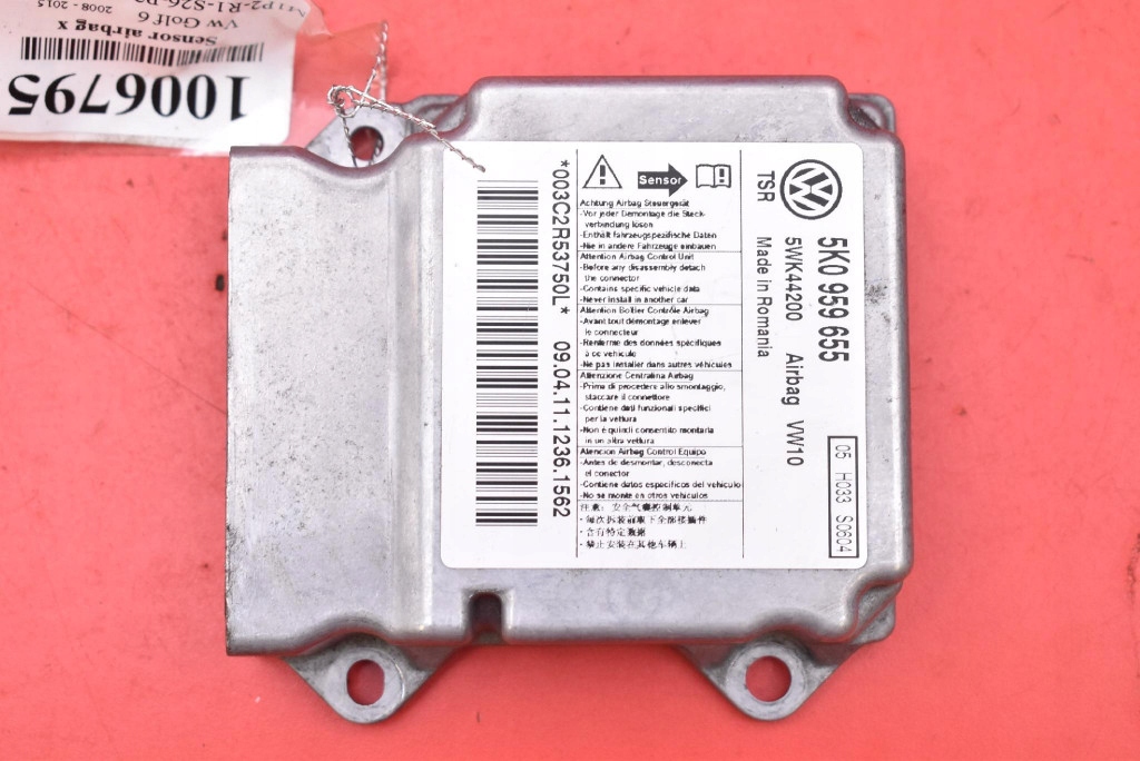 SENSOR modulo airbag airbag 5K0959655 5WK44200 VW GOLF 6 VI 5D HB 08-15