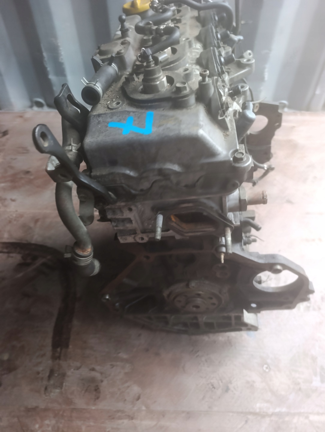 engine unprotected pillar Opel 1.7