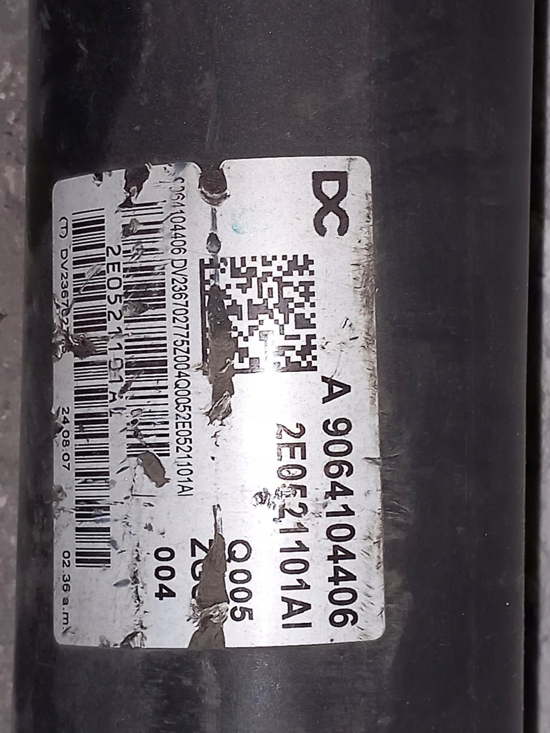 cardan MERCEDES SPRINTER W906 2.2 CDI A9064104406 06-16