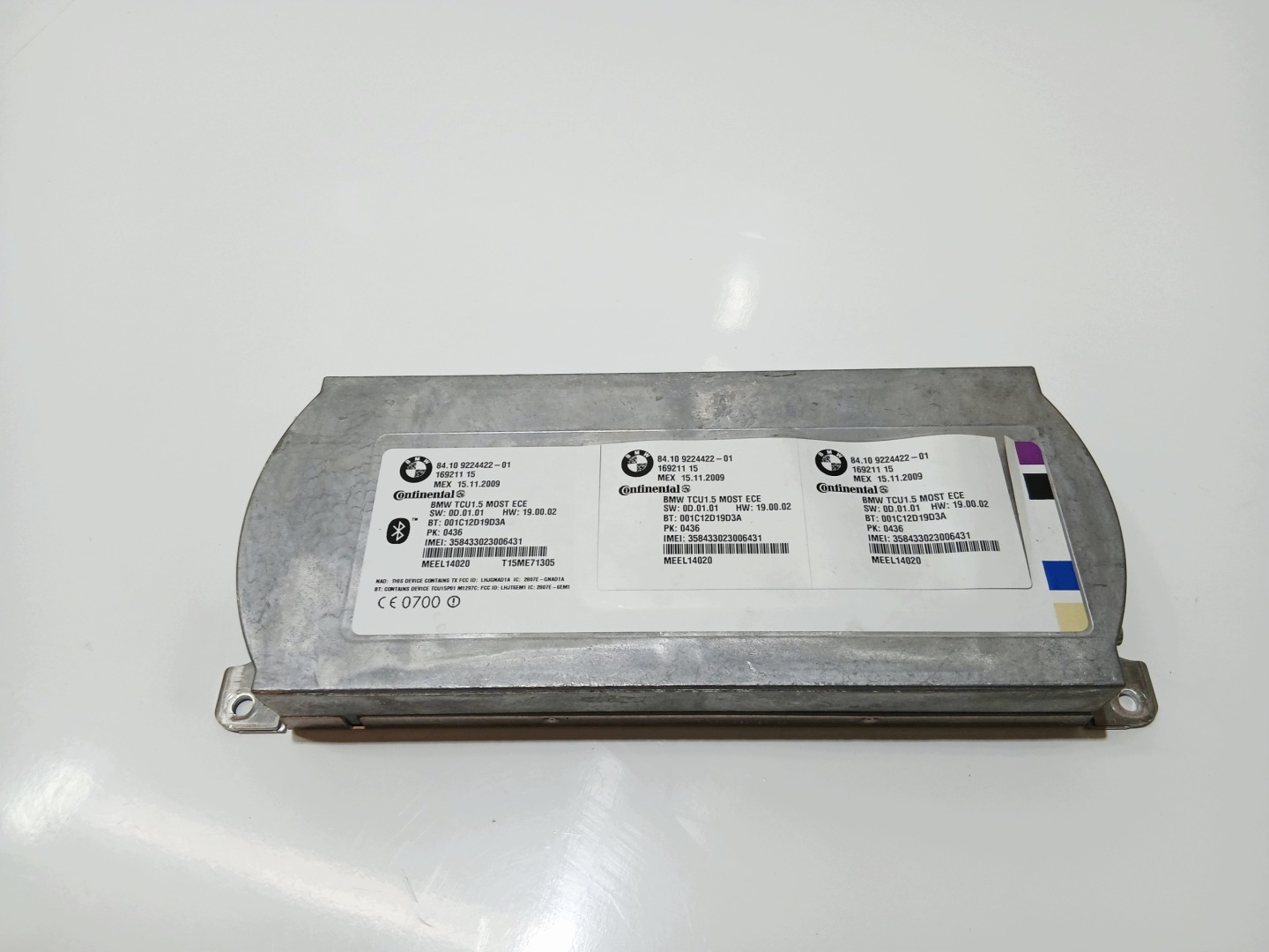 modul řídící jednotka BLUETOOTH BMW E60 LCI 9224422