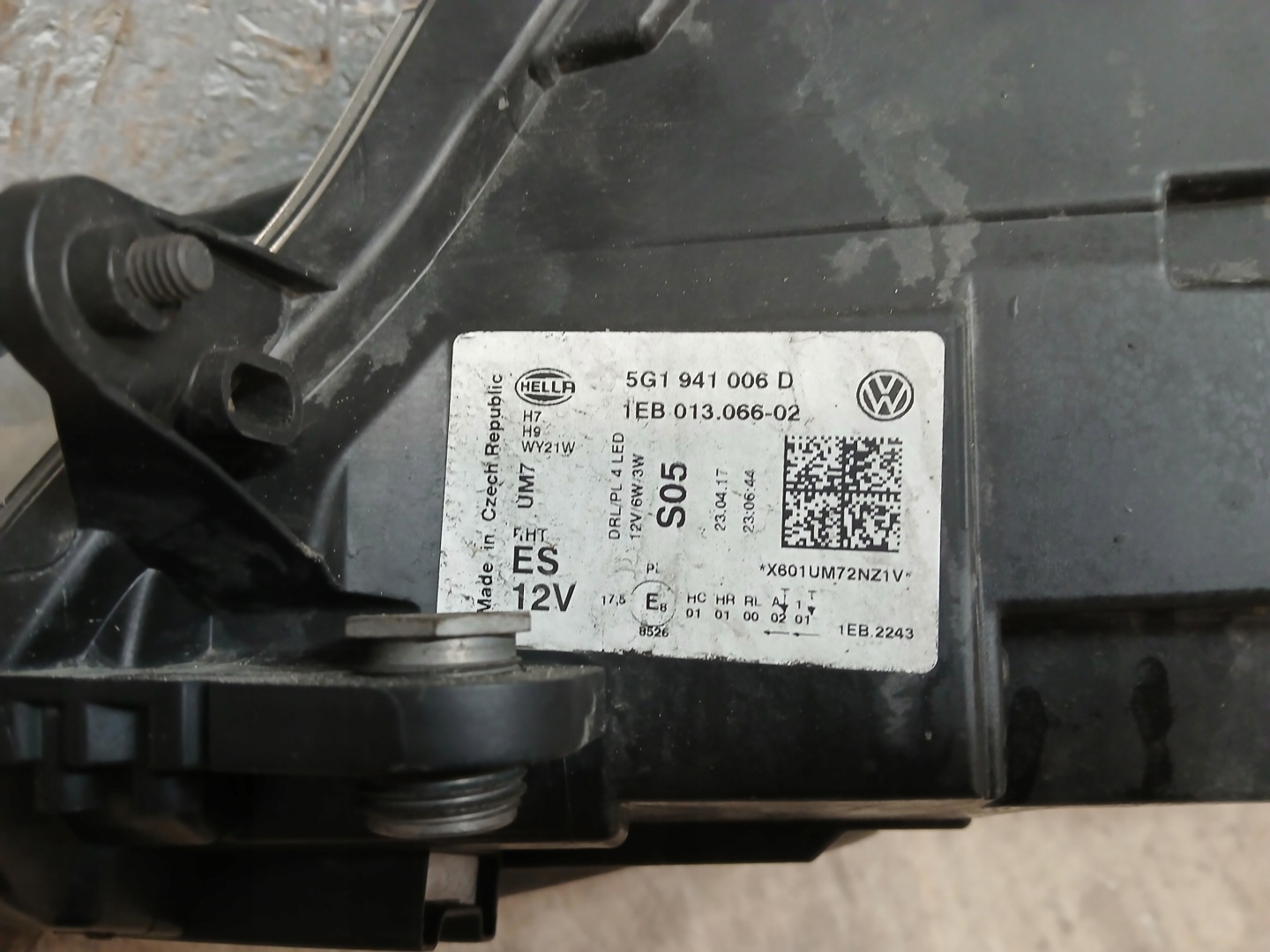 light front right VW GOLF VII 7 LIFT 17- 5G 5G1941006D
