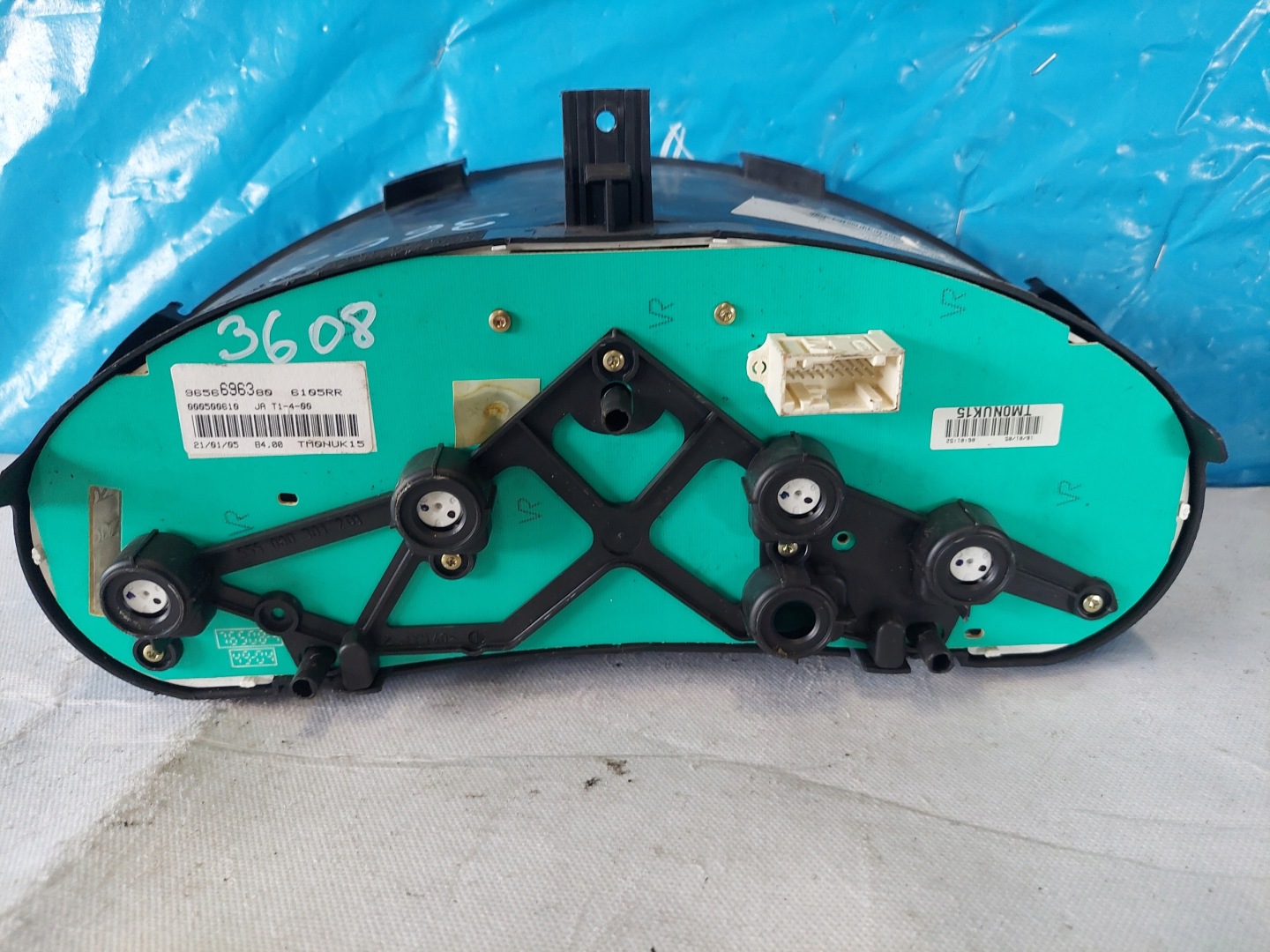 dials clock PEUGEOT 206 1.1 B 9656696380