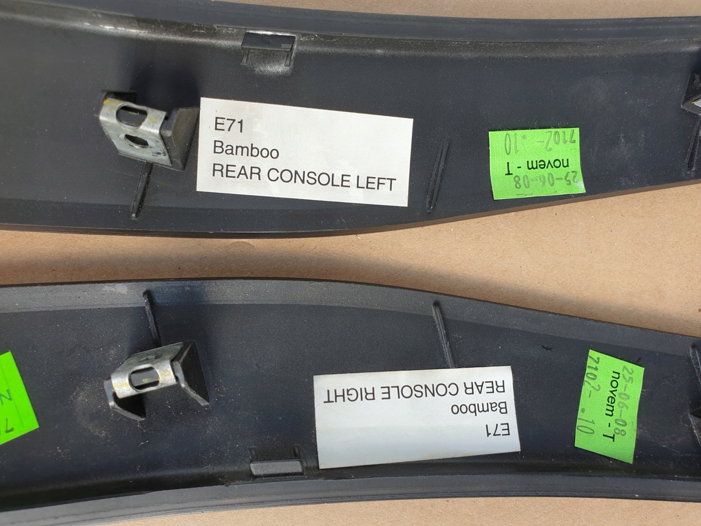lista DEKOR fa BAMBOO KANAPY far BMW X6 E71 OE
