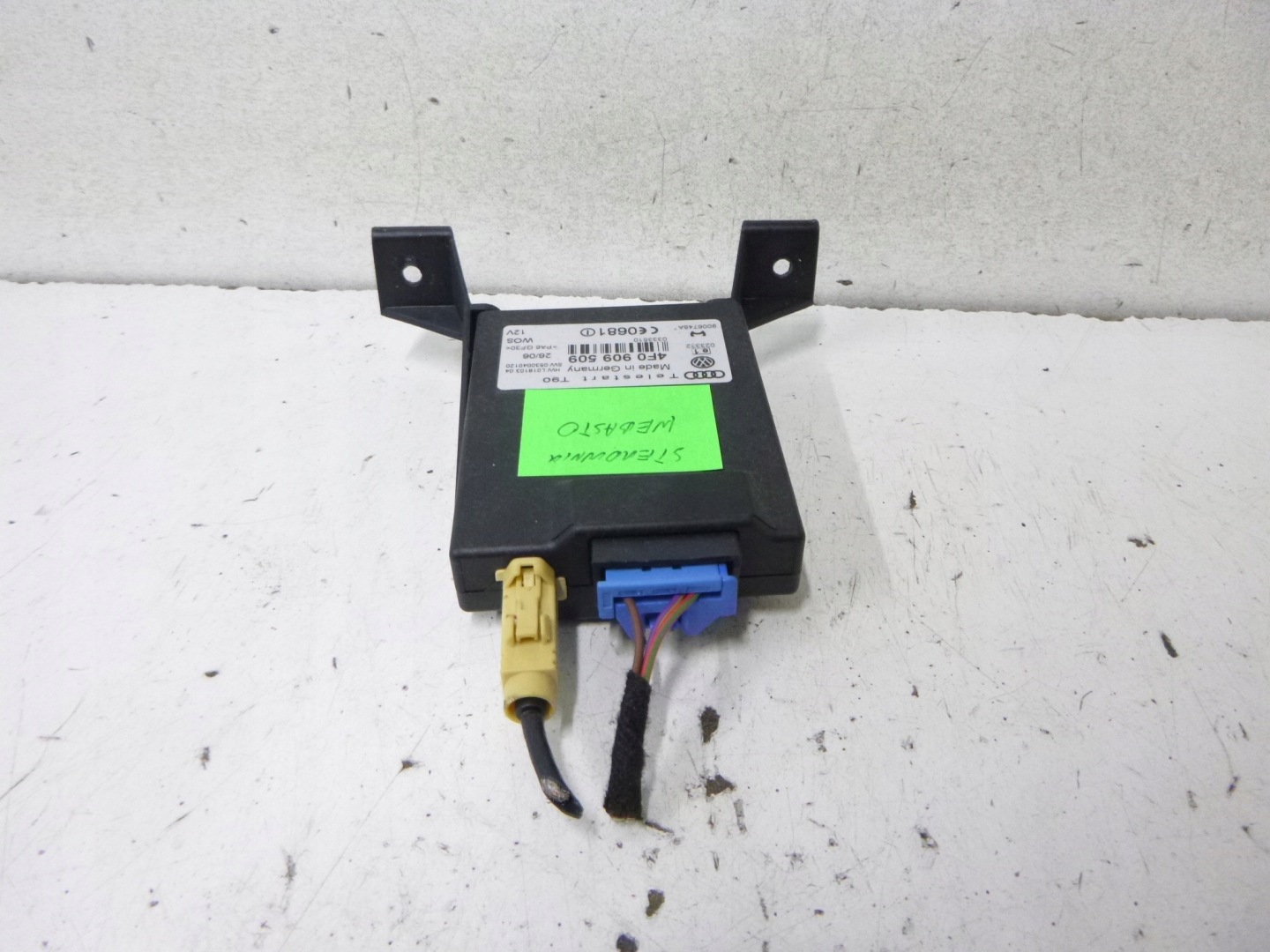 module control unit Webasto Audi A6 C6 4F0909509