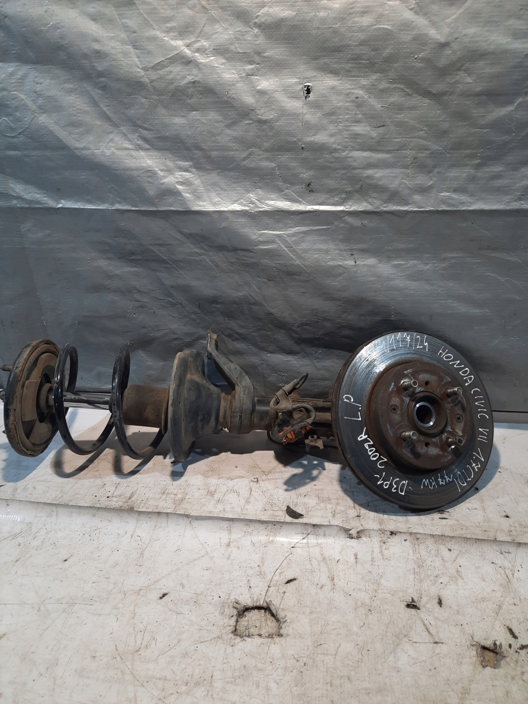 mcpherson Mozzo FUSELLO disco sinistra Anteriore HONDA CIVIC VII 1.7CTDI