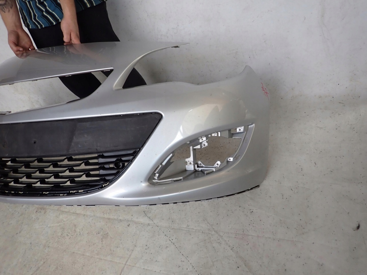 OPEL ASTRA J IV LIFT 2012-2015 bumper front front without DZIUR 13368660