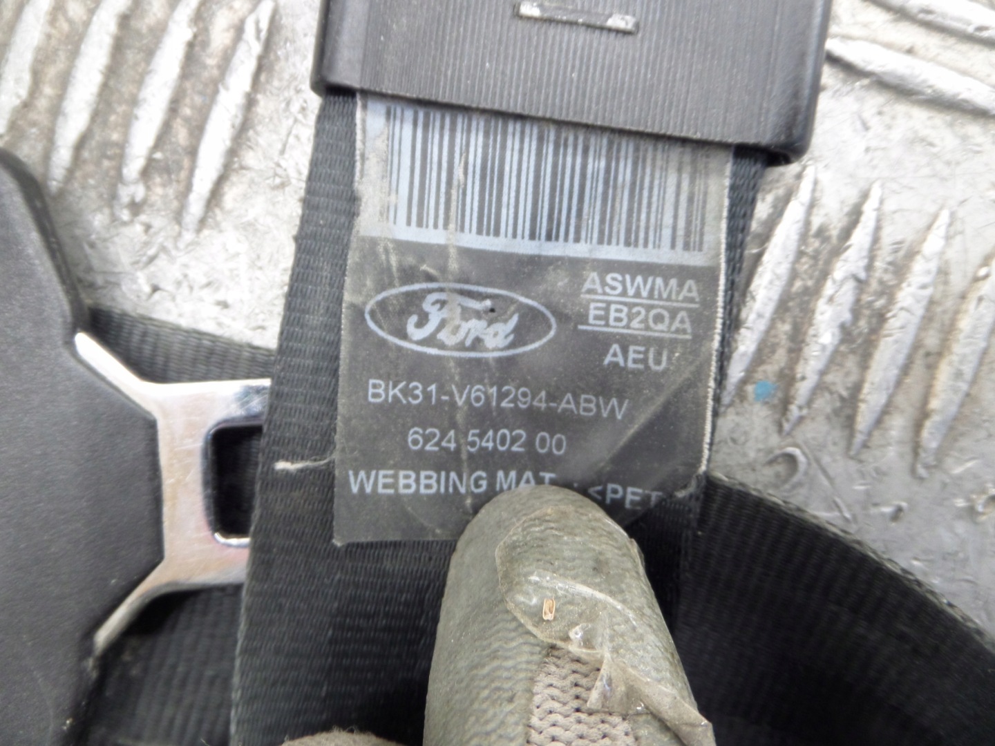 FORD TRANSIT MK8 15r Gurten Sicherheits SITZ vorne BK31-V61294-ABW