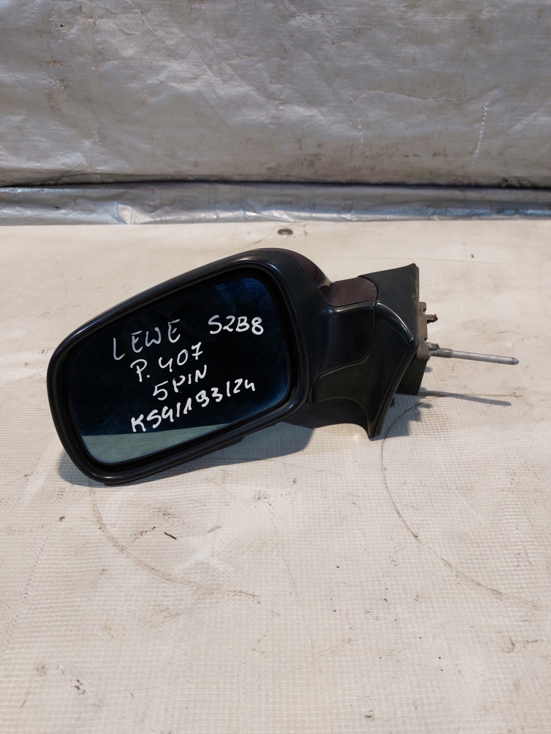 mirror 5PIN left PEUGEOT 407 KKCD